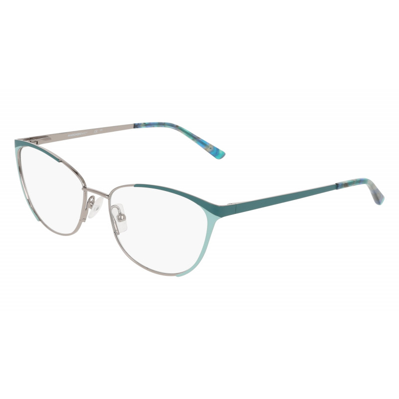 Eyeglasses MARCHON M- 4037 440 Teal Gun 53mm