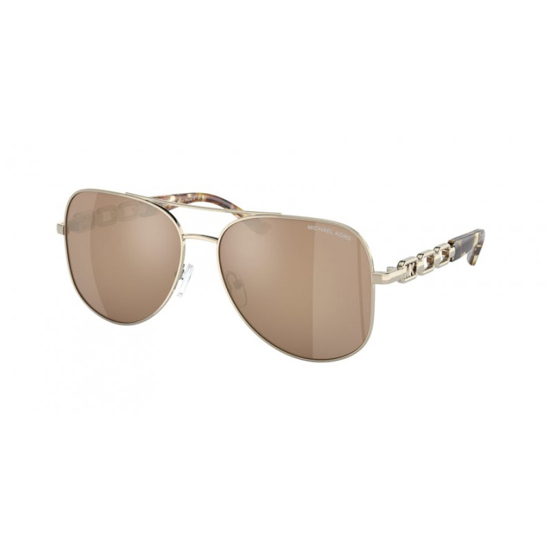 Sunglasses Michael Kors MK 1121 10147P Chianti Light Gold Mirror