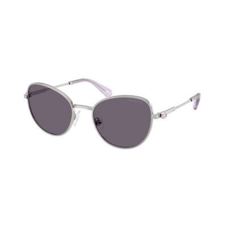 Sunglasses Swarovski SK 7032 40011A Silver / Violet Polyamide Standard 54mm
