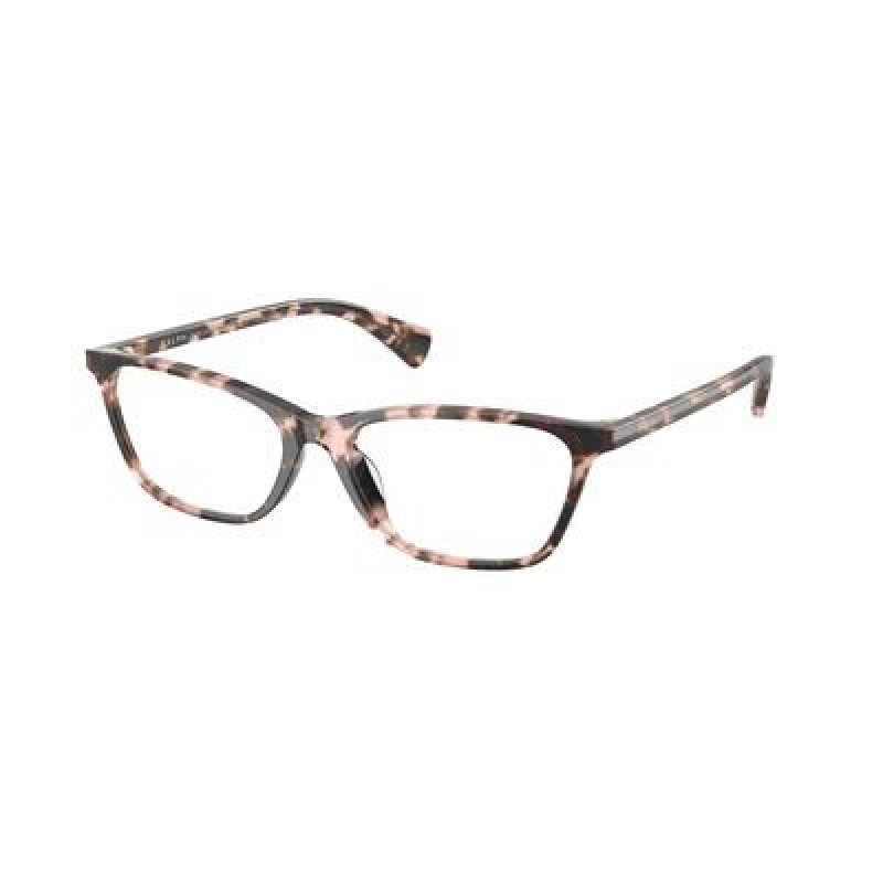 Eyeglasses Ralph RA 7187 U 6058 Shiny Pink Havana / Demo 53mm