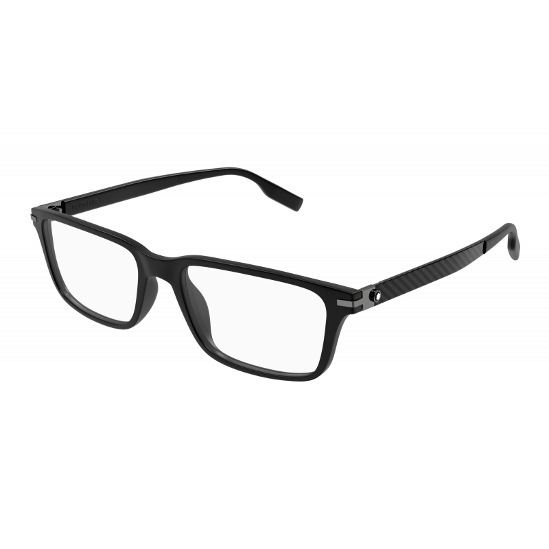 Eyeglasses Montblanc MB 0252 O- 001 Black / Transparent 56mm