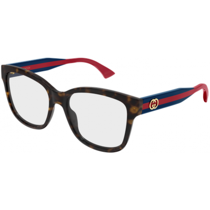 Eyeglasses Gucci GG 0038 ONN- 003 Havana / Transparent Blue 54mm