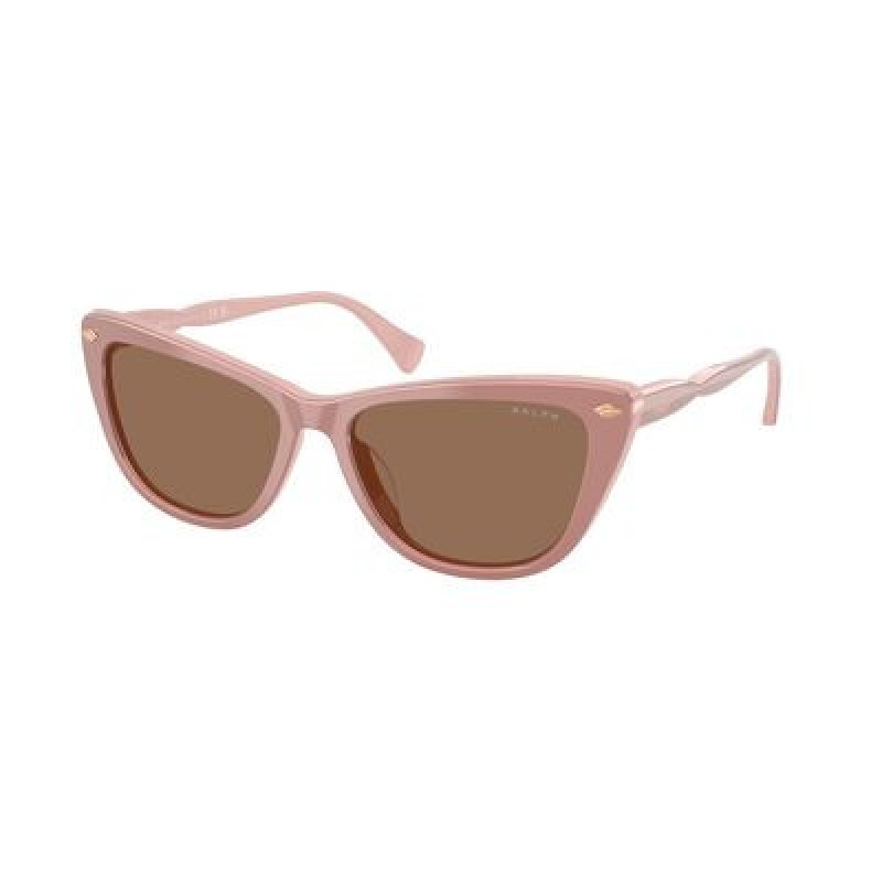 Sunglasses Ralph RA 5346 U 630273 Top Opal Rose On Solid / Brown Polyamide Standard 57mm