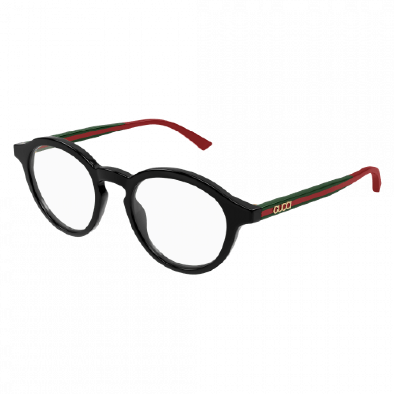 Eyeglasses Gucci GG 1871 O- 001 Black / Transparent Green 49mm