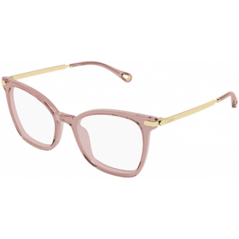 Eyeglasses Chloé CH 0360 O- 003 Pink / Transparent Gold 53mm