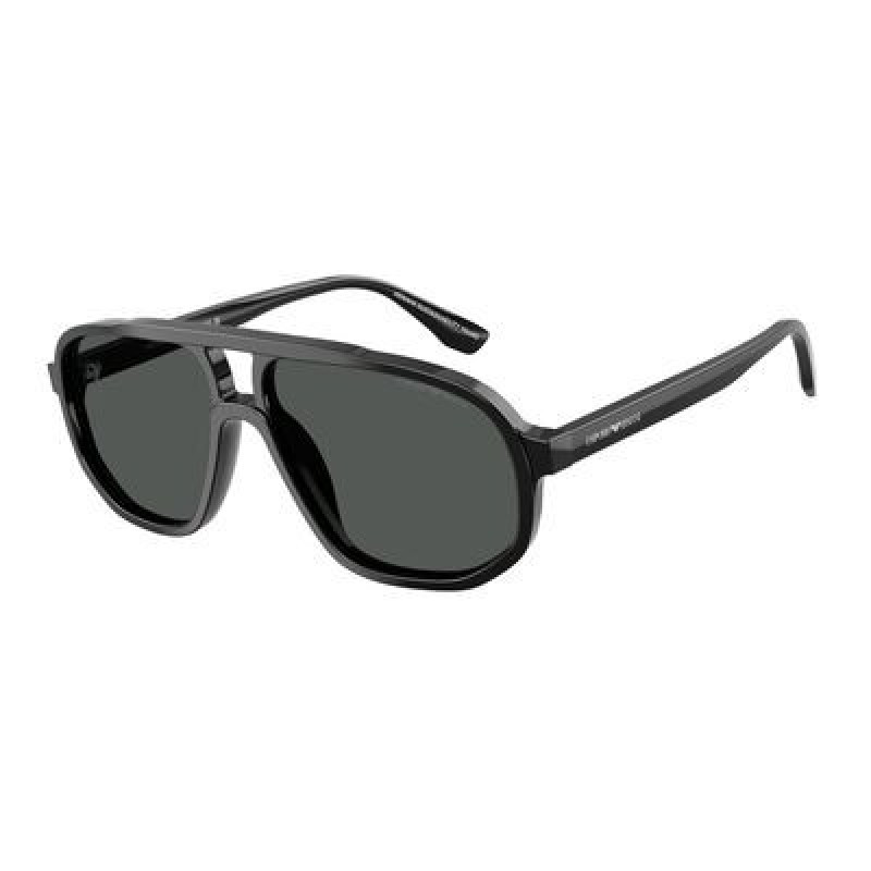 Sunglasses Emporio Armani EA 4263 U 501787 Shiny Black / Dark Grey Polyamide Standard 57mm