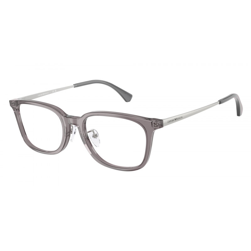 Eyeglasses Emporio Armani EA 3296 D 6206 Shiny Transparent Grey / Demo Lens 54mm