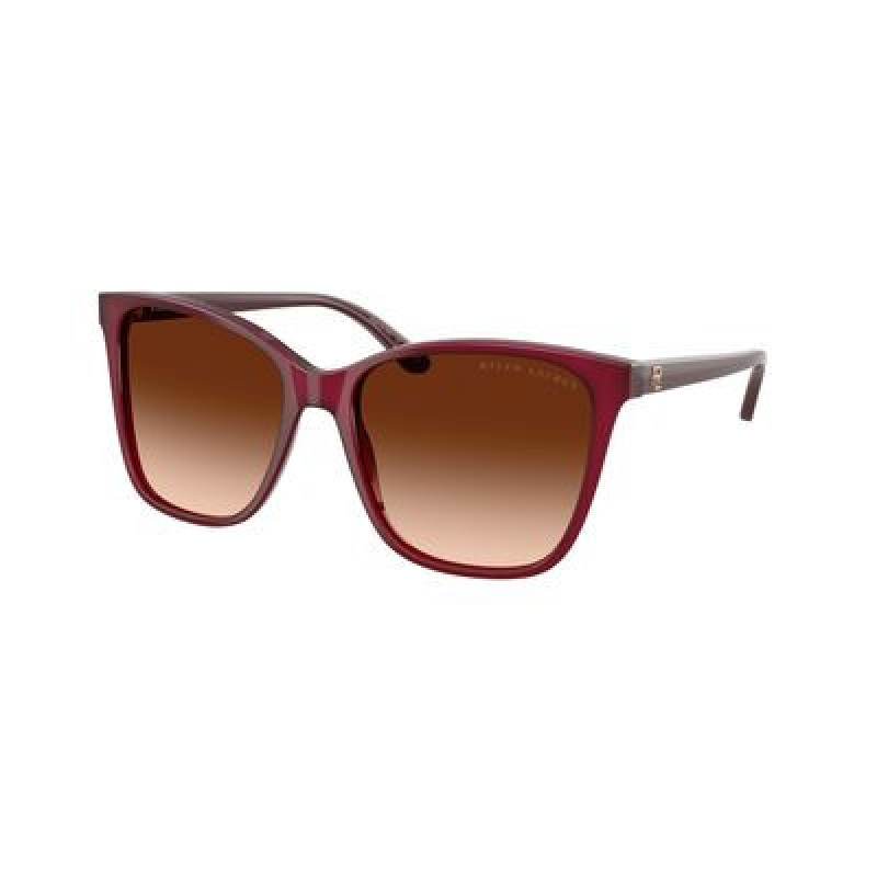 Sunglasses Ralph Lauren RL 8201 591274 Shiny Opal Burgundy / Gradient Brown Polyamide Standard 56mm