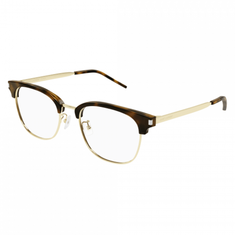 Eyeglasses Saint Laurent SL 649 /F- 002 Havana / Transparent Gold 54mm