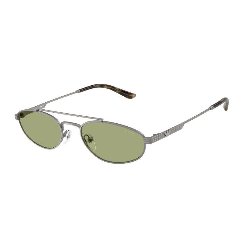 Sunglasses Emporio Armani EA 2157 300382 Matte Gunmetal / Green Policarbonate Standard