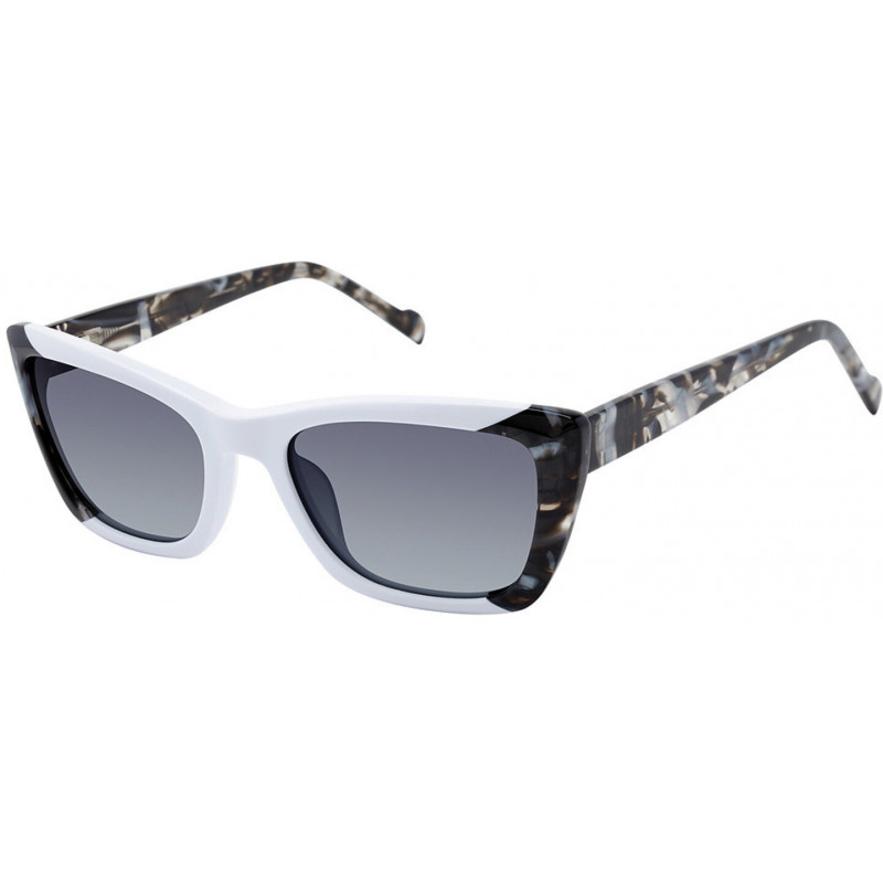 Sunglasses Nicole Miller SOLANA C01 White/Black 54mm