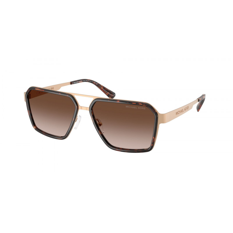 Sunglasses Michael Kors MK 1188 189913 Beige Gold Matte / Brown Gradient Polyamide Standard 57mm