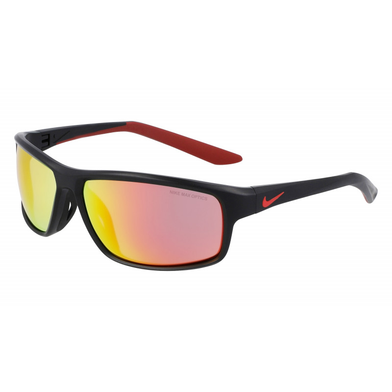 Sunglasses NIKE RABID 22 M N IU 8094 X 010 Matte Black/Red Mirror 62mm