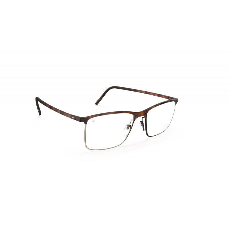 Eyeglasses Silhouette Balanced Fusion 2987 6030 Mahogany / Gold 52mm