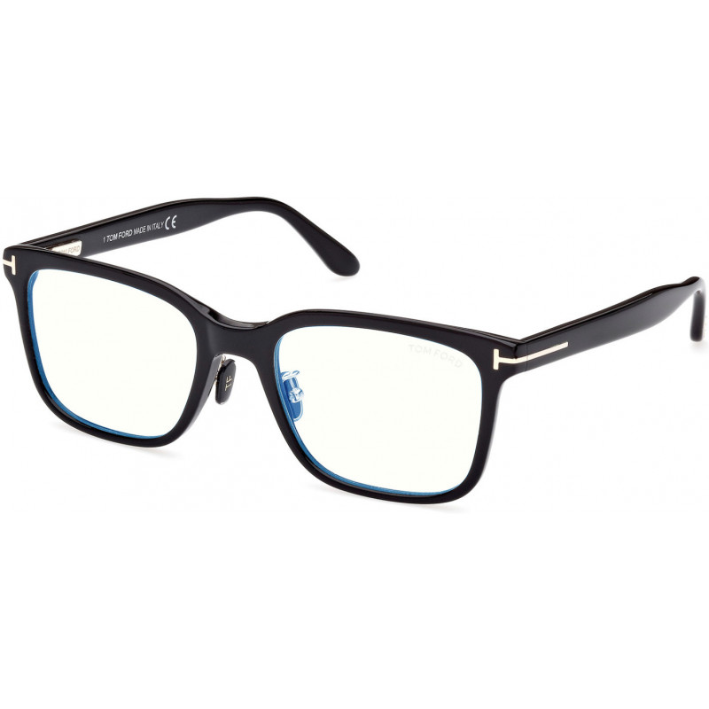 Eyeglasses Tom Ford FT 5853 -D-B Asian fit 001 Shiny Black / 55mm