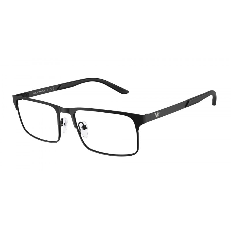 Eyeglasses Emporio Armani EA 1170 3001 Matte Black Demo Lens 53mm