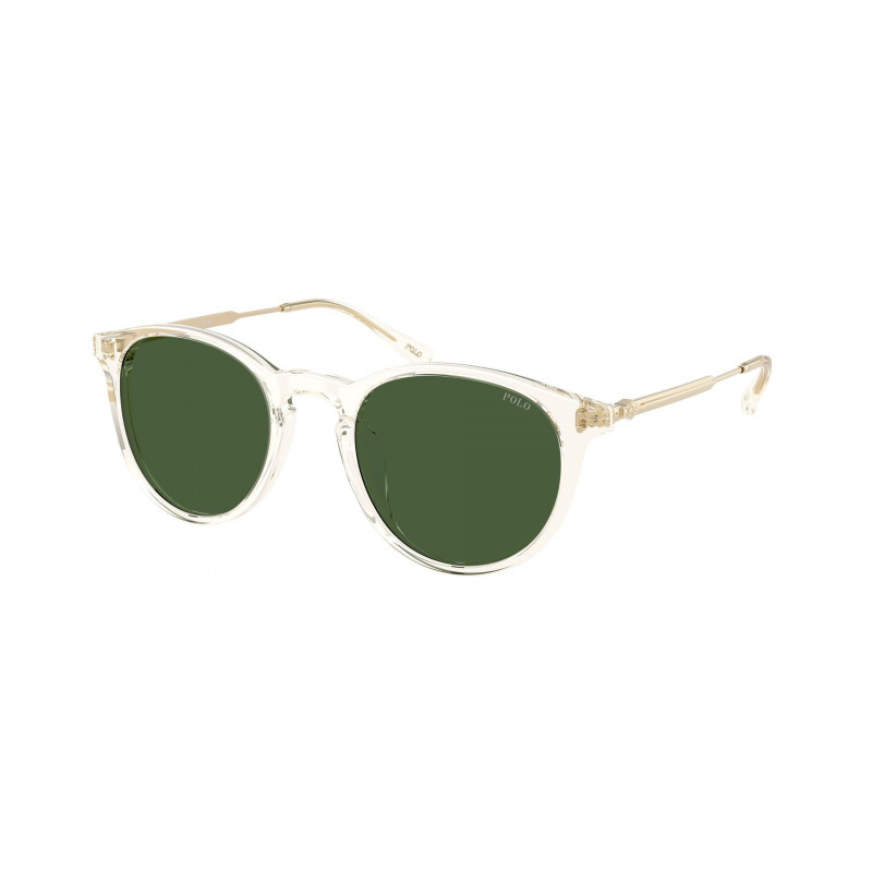 Sunglasses Polo PH 4239 U 635771 Shiny Transparent Yellow / Dark Green Polyamide Standard 50mm