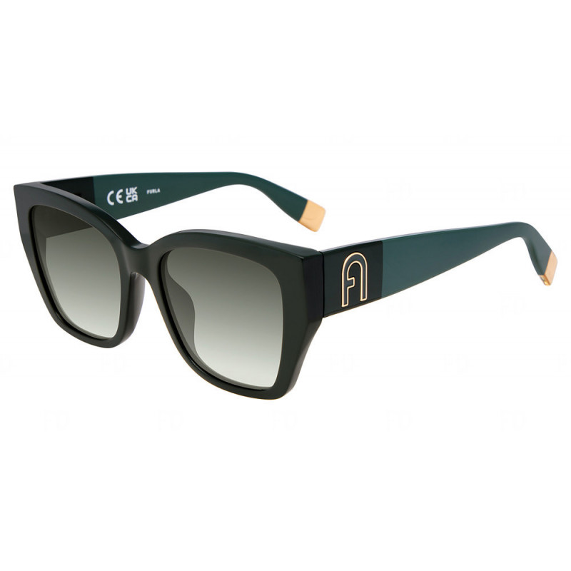 Sunglasses Furla SFUB 48 V 06wt Dark Green 54mm