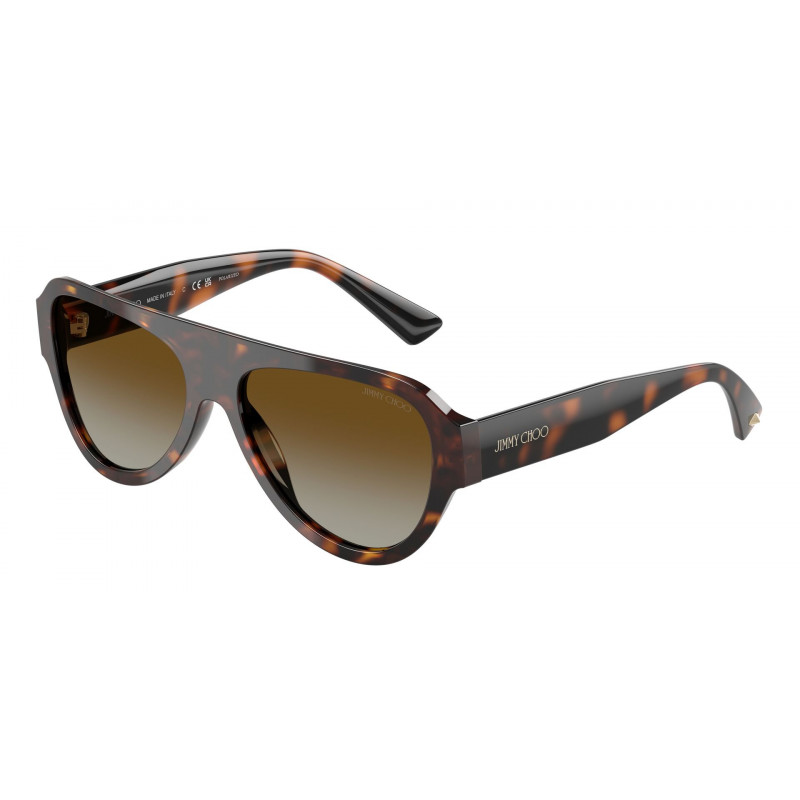 Sunglasses Jimmy Choo JC 5027 5002T5 Havana / Polar Gradient Brown Cr39 Polarized 55mm