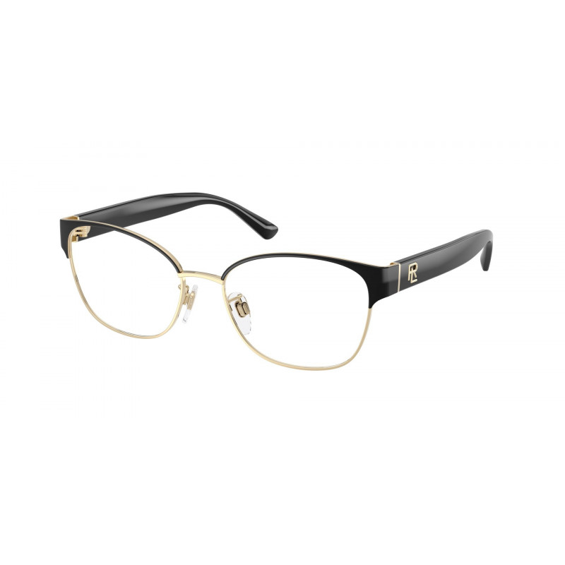 Eyeglasses Ralph Lauren RL 5137 9452 Black / Shiny Palegold Demo Lens 54mm