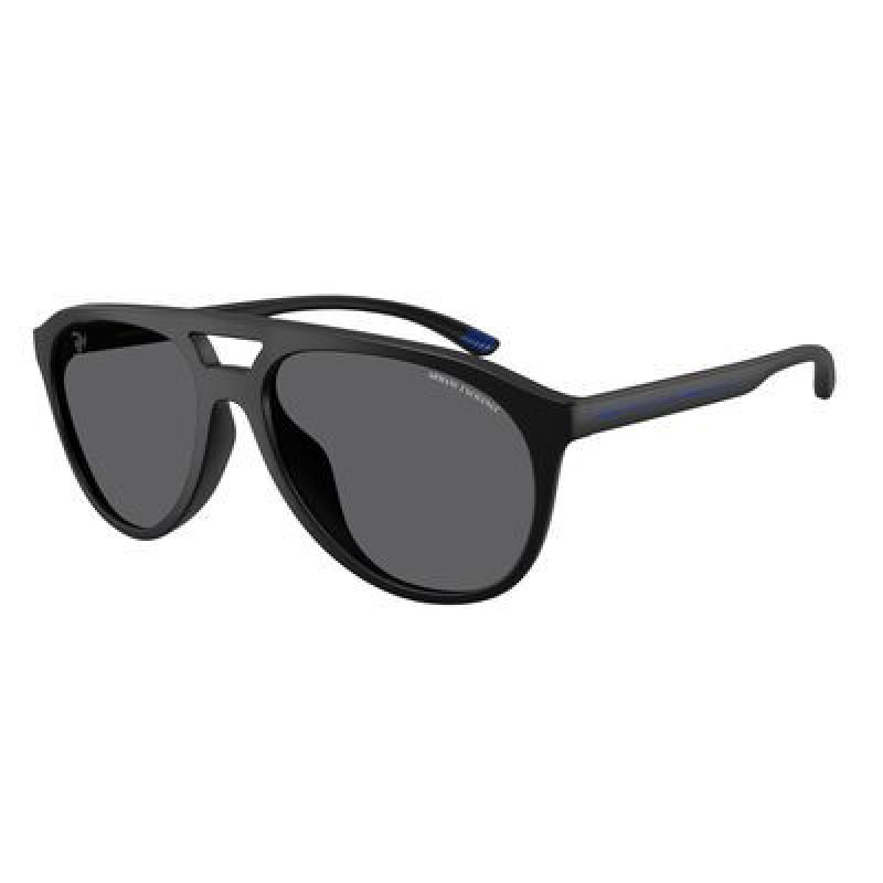 Sunglasses Armani Exchange AX 4156 SU 8078T3 Matte Black / Polar Grey Policarbonate Polarized 59mm