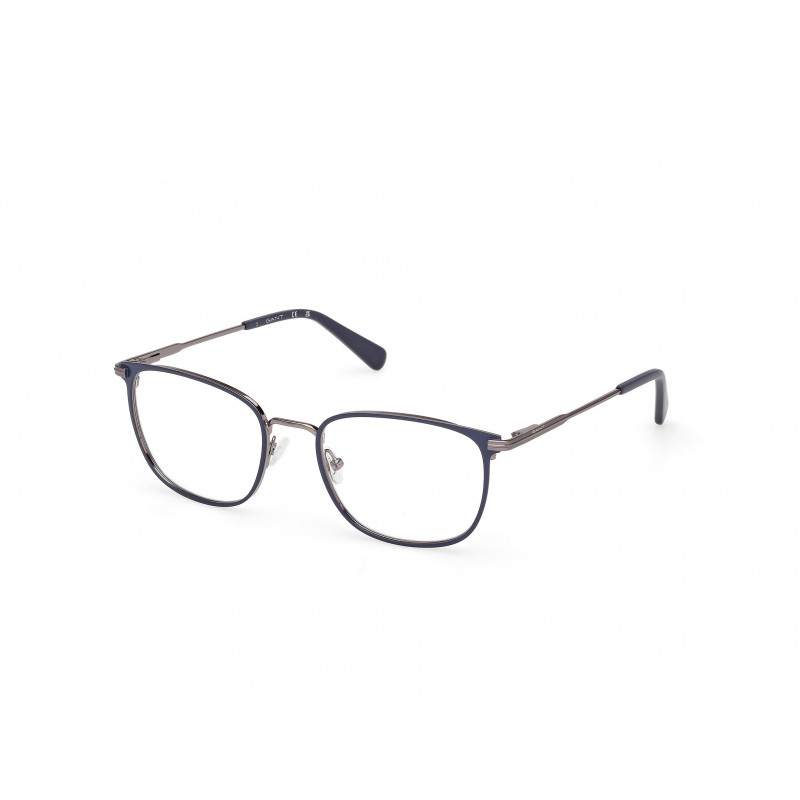 Eyeglasses Gant GA 50068 092 Blue/Monocolor / Shiny Dark Ruthenium 54mm