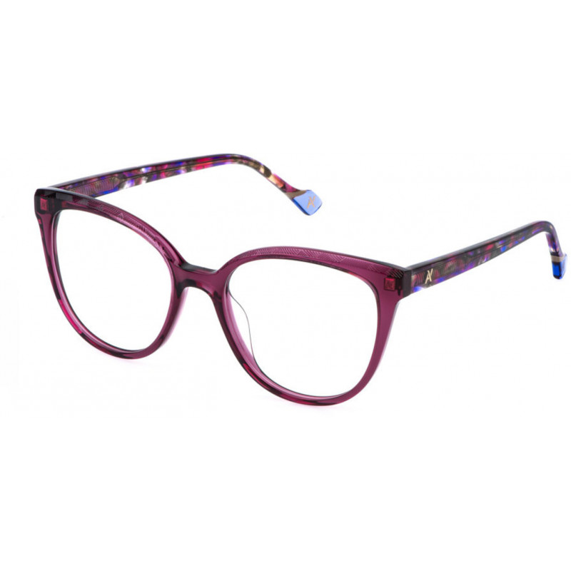 Sunglasses Yalea VYA 201 09px Shiny Transparent Violet 53mm