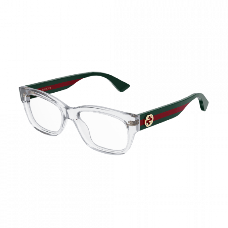 Eyeglasses Gucci GG 0278 O- 016 Crystal / Transparent Green 55mm