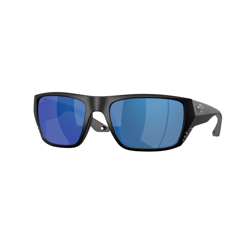 Sunglasses Costa Del Mar 6 S 9118 911807 Matte Black / Blue Mirror 580p Policarbonate Polarized