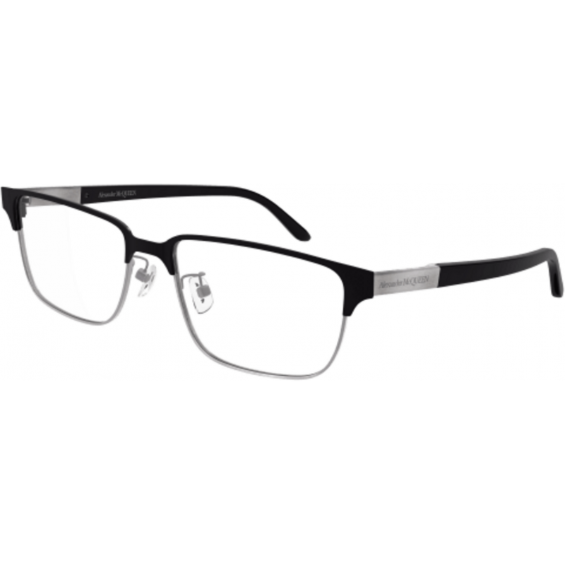 Eyeglasses Alexander McQueen AM 0346 O- 001 Black / Transparent 56mm