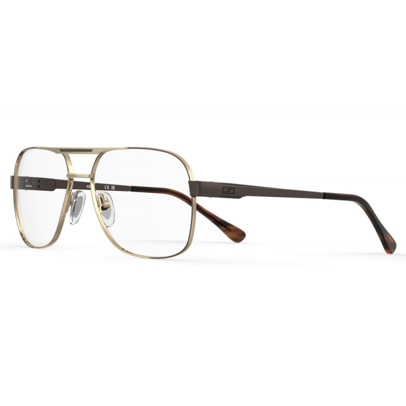 Eyeglasses Elasta E 3222 01Q Gold Brown 58mm