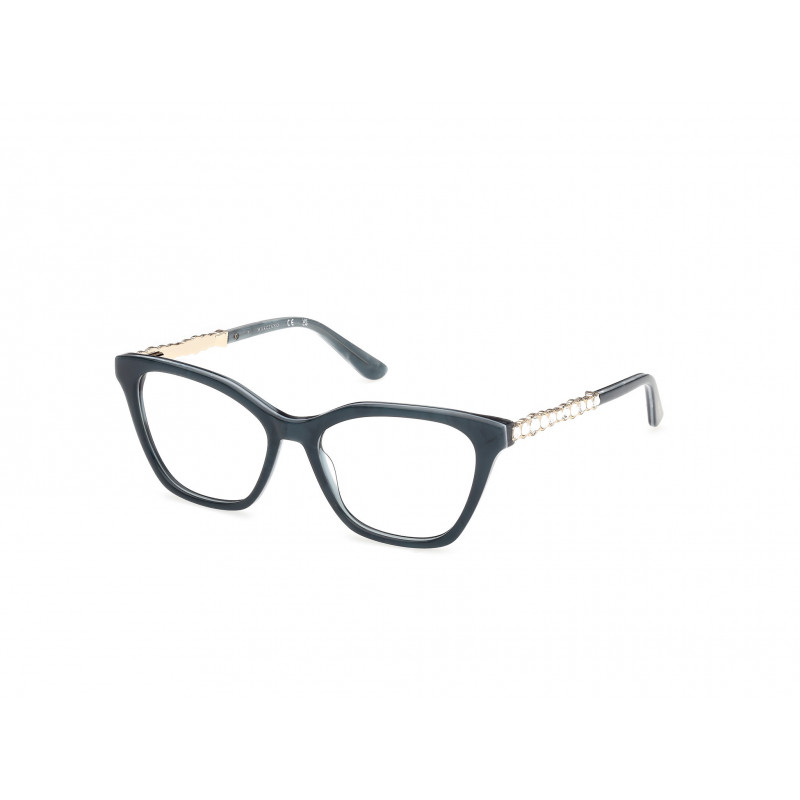 Eyeglasses Guess By Marciano GM 50059 089 Turquoise/Pearl / Shiny Light Ruthenium 53mm