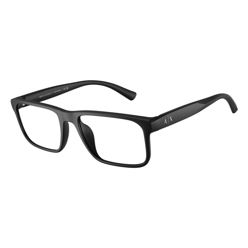 Eyeglasses Armani Exchange AX 3147 U 8078 Matte Black Demo Lens 54mm