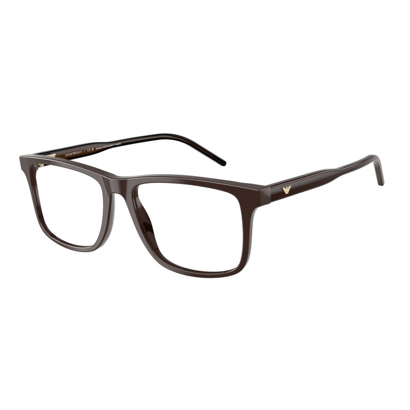 Eyeglasses Emporio Armani EA 3257 6255 Shiny Brown Demo Lens 55mm