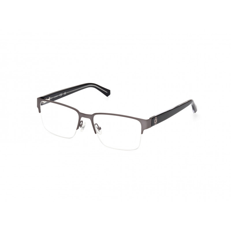 Eyeglasses Guess GU 50095 009 Matte Gunmetal / Black/Crystal 53mm