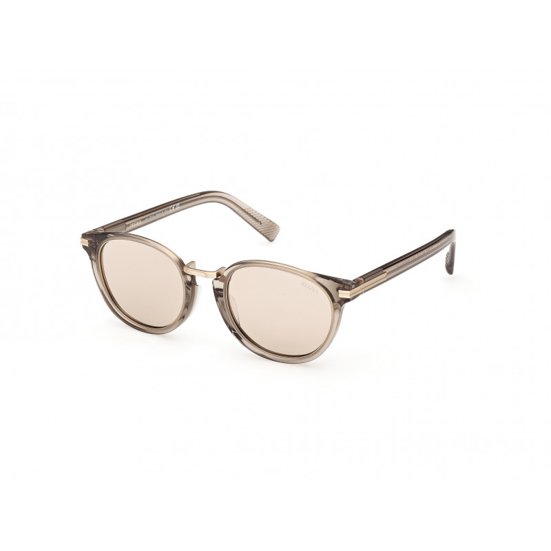 Sunglasses Zegna EZ 0284 -H 48E Shiny Beige / 51mm
