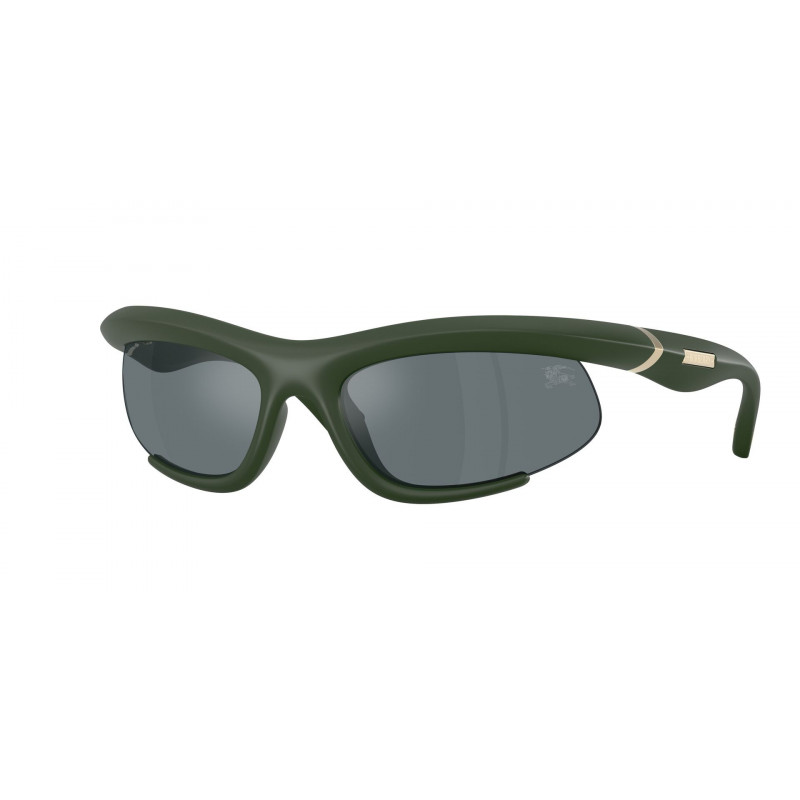 Sunglasses Burberry BE 4462 41876G Matte Green / Grey Mirror Black Polyamide Standard 64mm