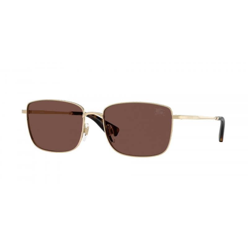 Sunglasses Burberry BE 3178 110973 Light Gold / Black Chocolate Polyamide Standard 55mm