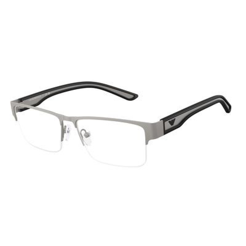 Eyeglasses Emporio Armani EA 1182 3003 Rubberized Matte Gunmetal / Demo Lens 55mm