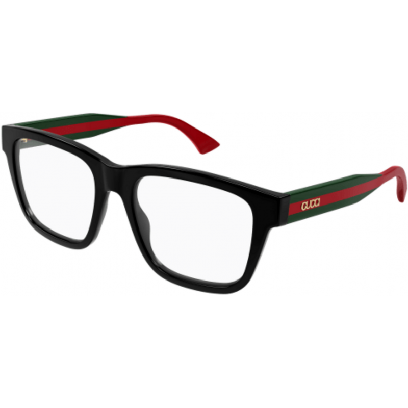 Eyeglasses Gucci GG 1870 O- 005 Black / Transparent Green 56mm