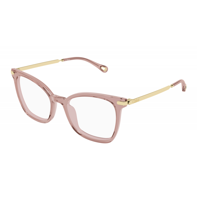 Eyeglasses Chloé CH 0360 O- 003 Pink / Transparent Gold 53mm