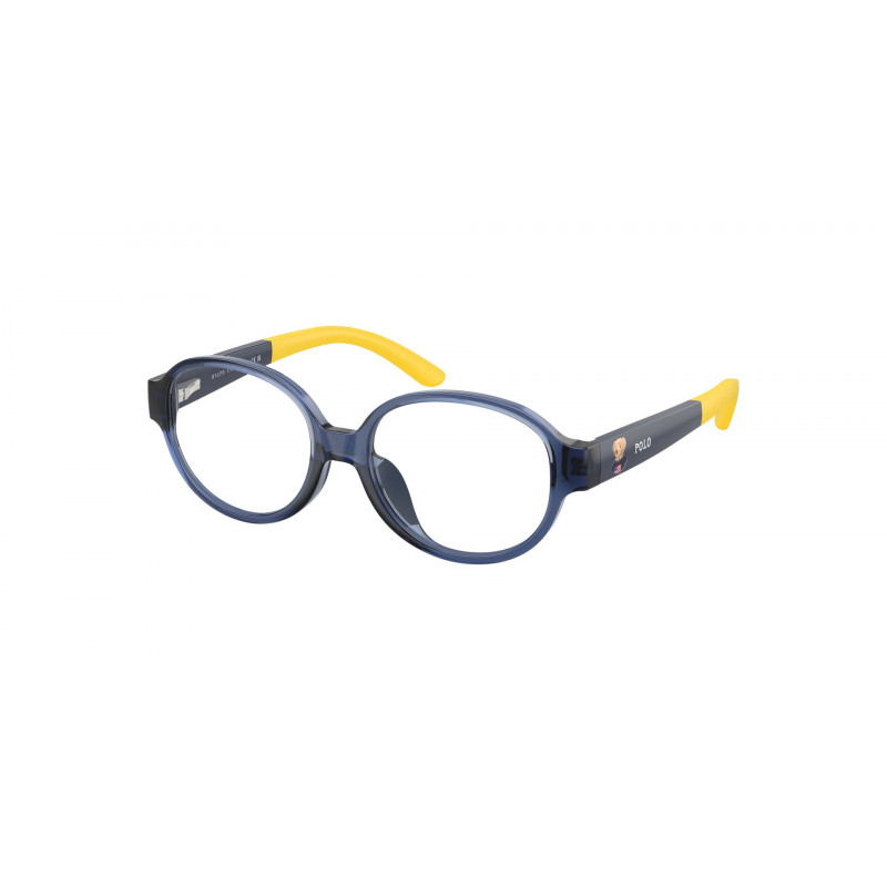 Eyeglasses Polo Prep PP 8552 U 5716 Shiny Transparent Blue / Demo Lens 45mm