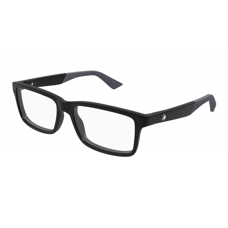Eyeglasses Montblanc MB 0402 O- 002 Black / Transparent 57mm