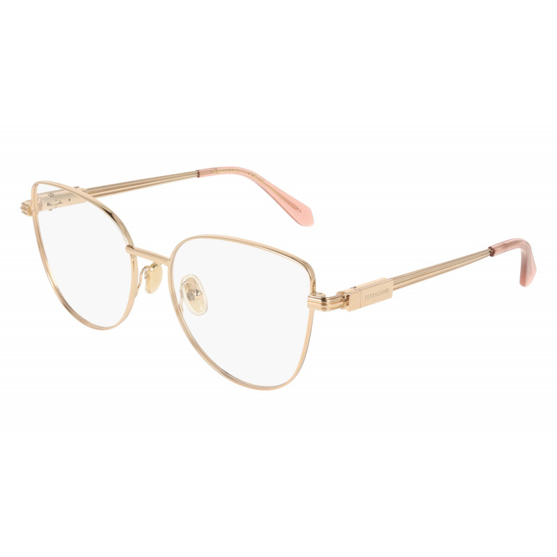 Eyeglasses FERRAGAMO SF 2240 770 Rose Gold 56mm