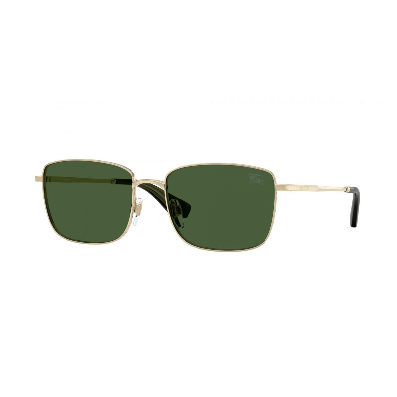 Sunglasses Burberry BE 3178 110971 Light Gold / Dark Green Polyamide Standard 55mm