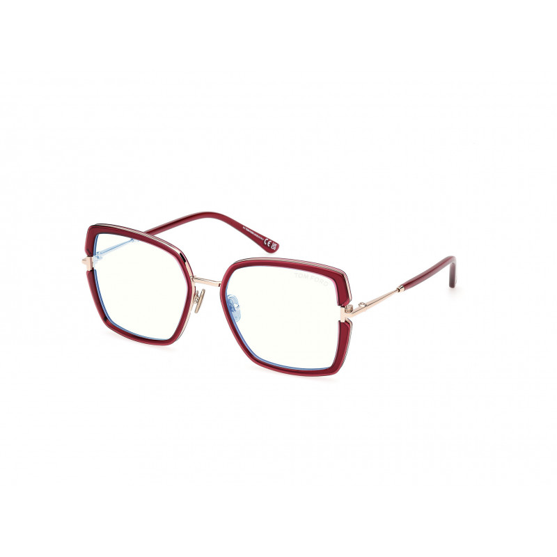 Eyeglasses Tom Ford FT 5985 -B 075 Shiny Dark Fuxia / 55mm
