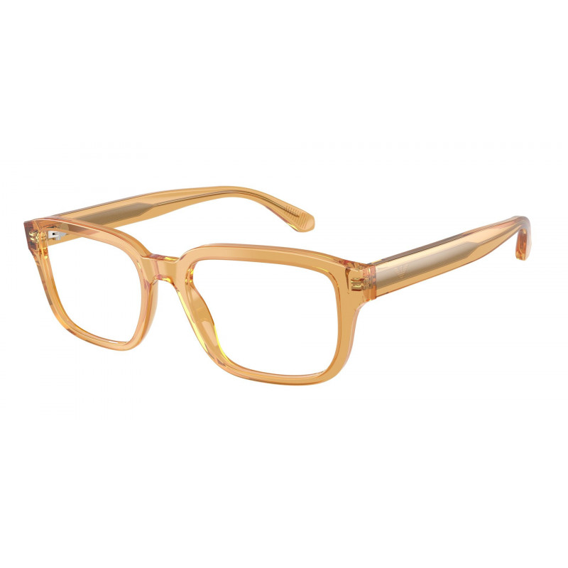 Eyeglasses Emporio Armani EA 3255 6246 Shiny Transparent Yellow / Demo Lens 53mm