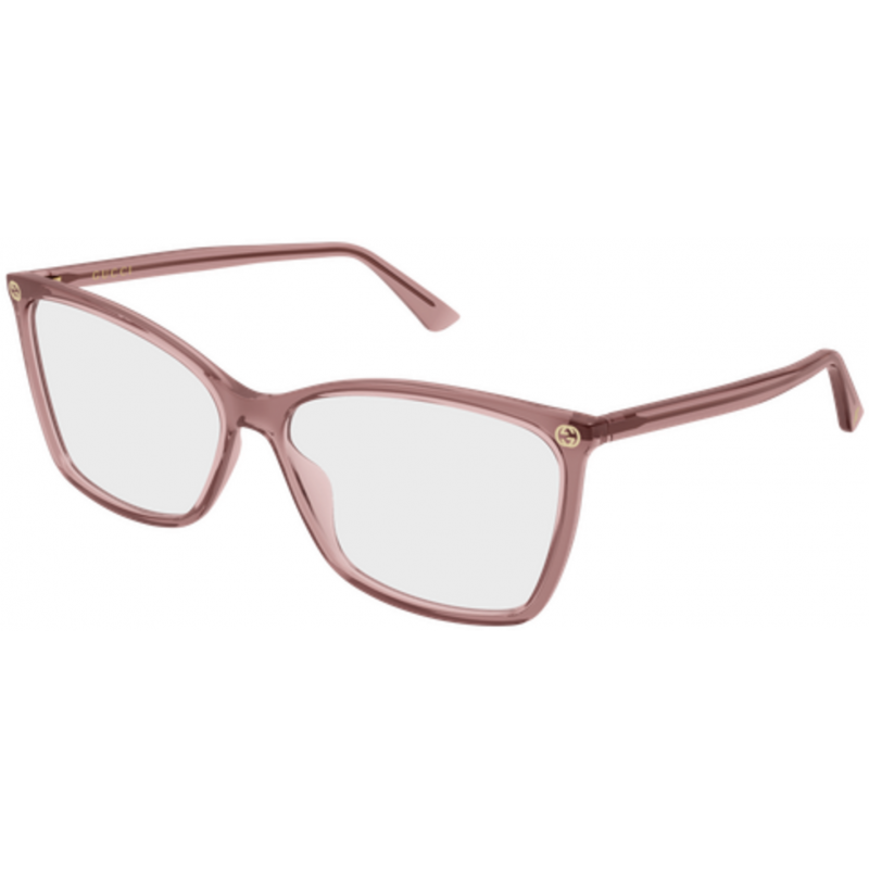 Eyeglasses Gucci GG 0025 O- 018 Pink / Transparent 56mm