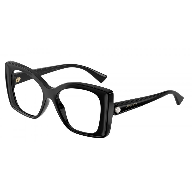 Eyeglasses Jimmy Choo JC 1001 HU 5000 Black Demo Lens 51mm
