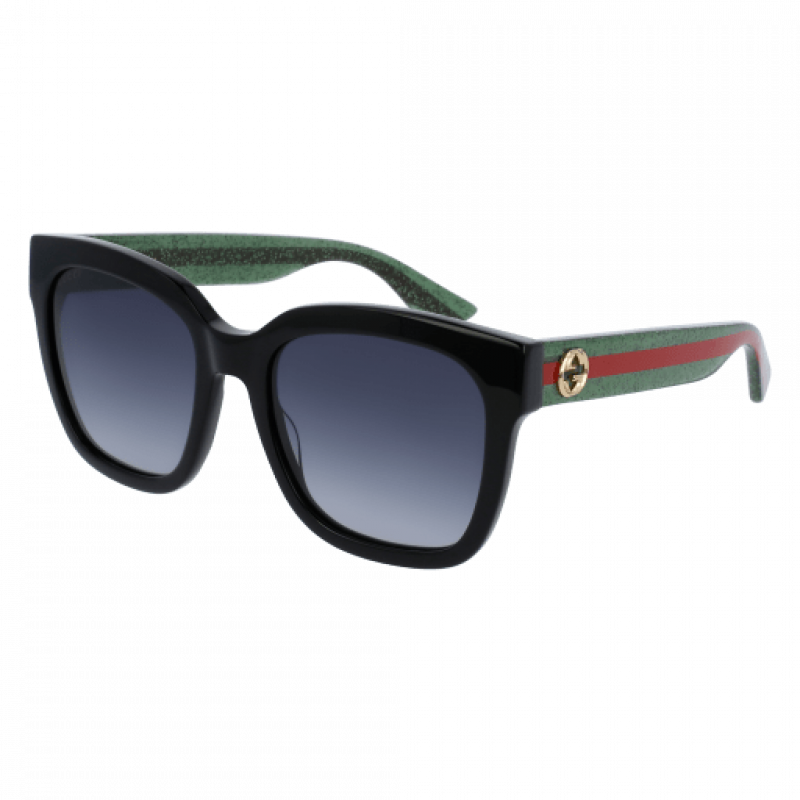 Sunglasses Gucci GG 0034 SN- 002 Black / Grey Green 54mm